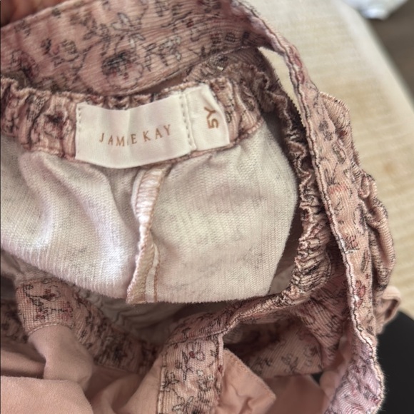 Floral Pink Ruffle Jumpsuit - Picture 2 of 3